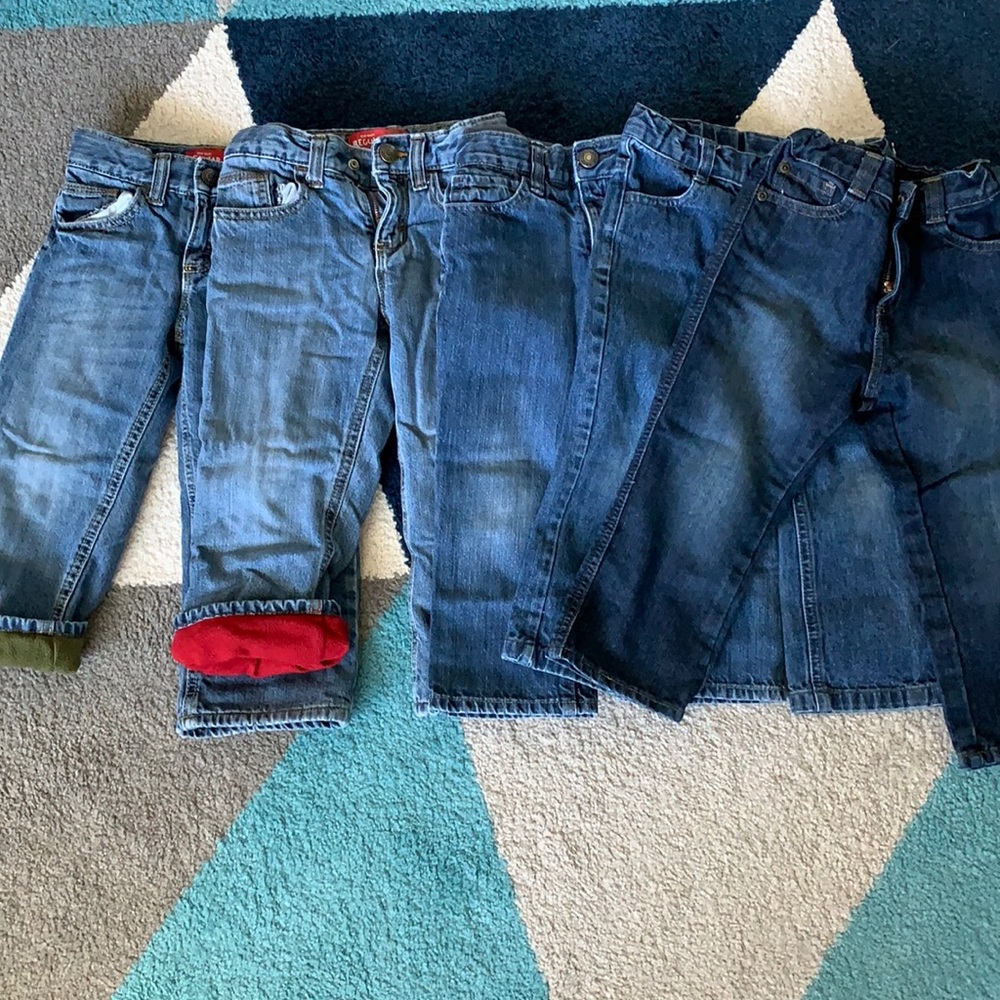 Lot/bundle of toddler boy jeans